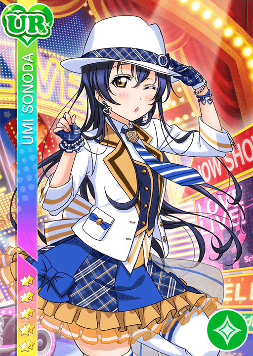 園田海未UR限定＜ブレザーズハット編 ちょっぴり大胆に＞画像と特技と評価【ラブライブ！スクフェス】 スクフェス速報｜ラブライブ！スクスタ攻略